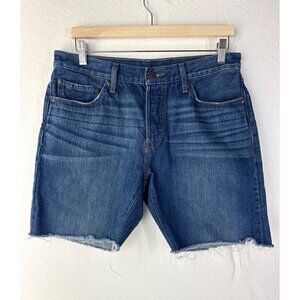 Levis Denim Frayed Hem Button Fly DIY Cut Off Shorts Size W30